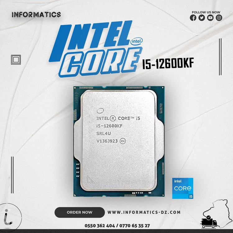 پردازنده مرکزی اینتل مدل Core i5 12600KF-Tray