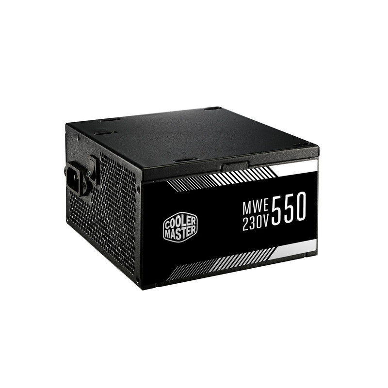 منبع تغذیه کامپیوتر کولرمستر MWE 550 80 Plus White توان 550 وات