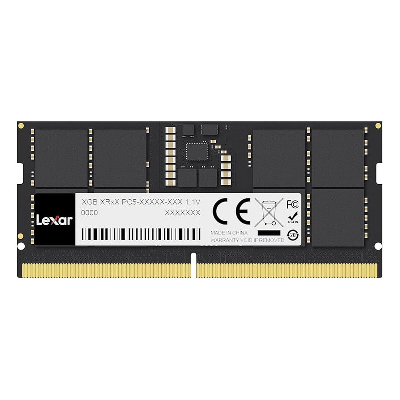 رم لپ‌تاپ DDR5 تک کاناله 5600 مگاهرتز CL46 لکسار مدل 262PIN ظرفیت 8 گیگابایت