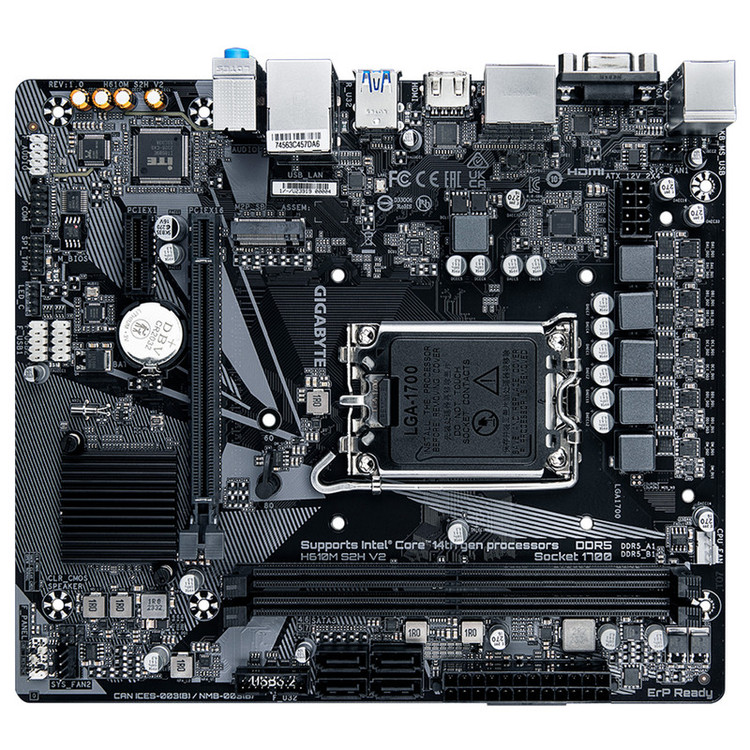 مادربرد گیگابایت مدل H610M S2H V2 rev. 1.0