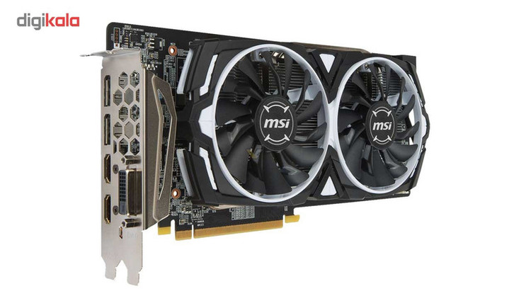 کارت گرافیک ام اس آی استوک مدل RADEON RX 580 ARMOR 8G OC