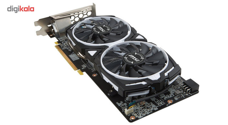 کارت گرافیک ام اس آی استوک مدل RADEON RX 580 ARMOR 8G OC