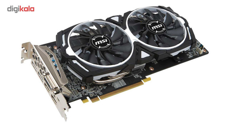 کارت گرافیک ام اس آی استوک مدل RADEON RX 580 ARMOR 8G OC