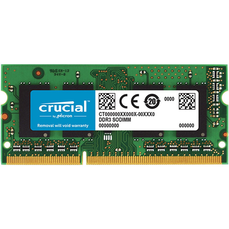 رم لپ تاپ کروشیال مدل DDR3L 1600MHz ظرفیت 8 گیگابایت