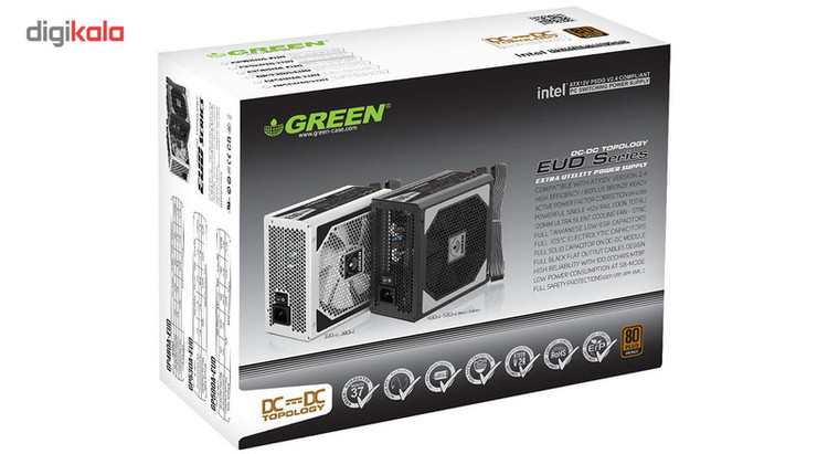 منبع تغذیه کامپیوتر گرین مدل GP580-EUD