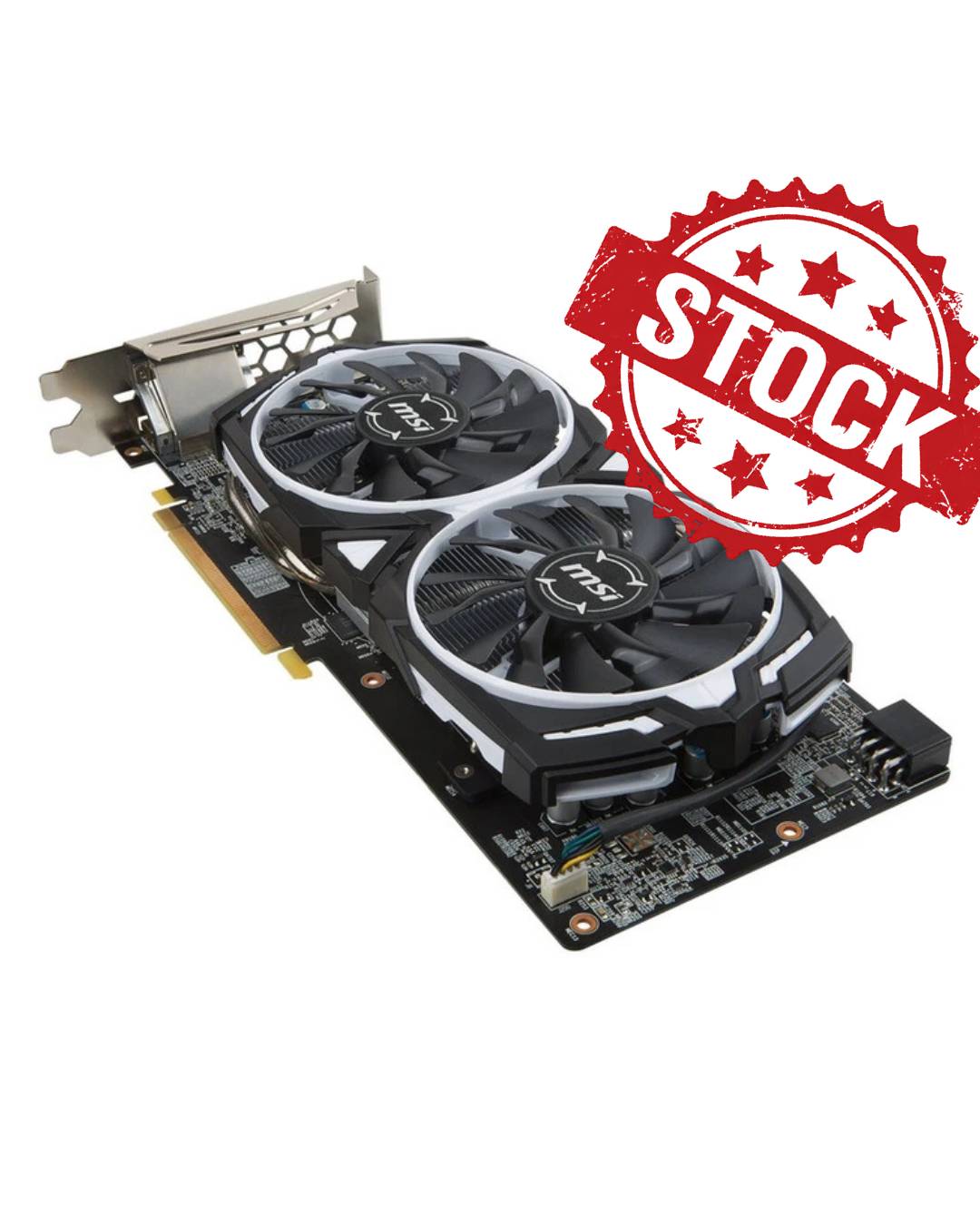 کارت گرافیک ام اس آی استوک مدل RADEON RX 580 ARMOR 8G OC